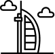 Small image representing ship upper view and clouds